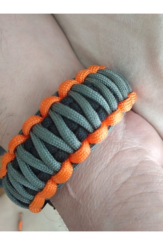 Paracord Survival Sos Led Işıklı Ateş Başlatıcılı 19 In 1 Bileklik