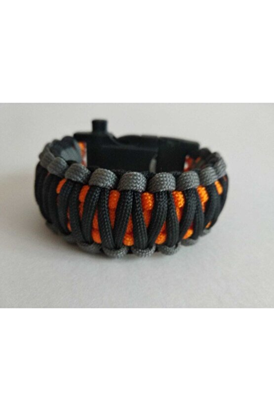 Paracord Kıng Cobra 15 In 1 Ateş Başlatıcılı Pusulalı Termometreli Bileklik