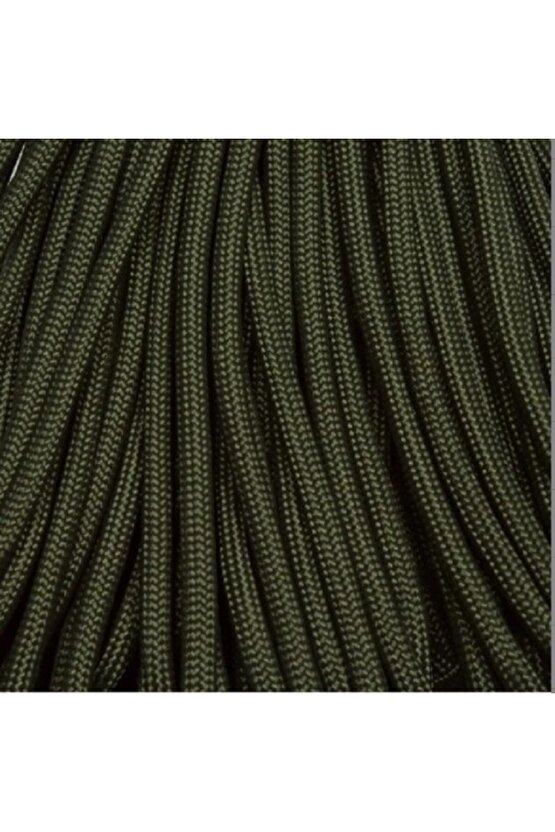 haki Paracord 7 Strand 4mm Askeri Yeşil Ip 10 Metre