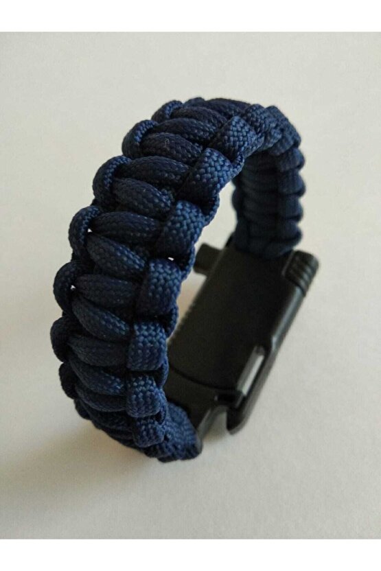 GADDAR Paracord Cobra Model Bıçaklı Pusulalı Ateş Başlatıcılı Survival Bileklik