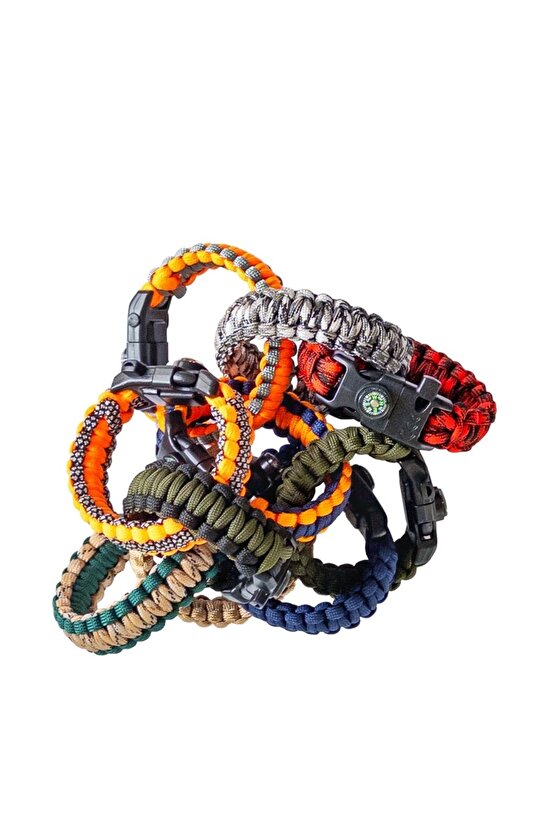 Paracord, Bileklik, El Yapımı, Hayatta Kalma Seti, Outdoor