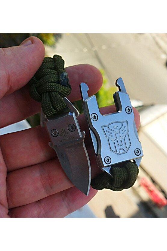 Transformer Arma Paracord Bilekliik Paslanmaz Çelik Çok Kalite Sağlam