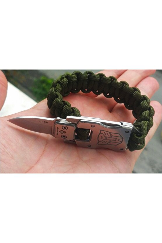 Transformer Arma Paracord Bilekliik Paslanmaz Çelik Çok Kalite Sağlam
