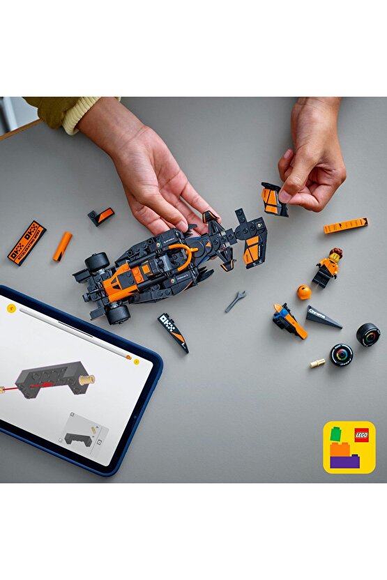 ® Speed Champions McLaren F1® Team MCL38 Yarış Arabası 77251 - 10+ Oyuncak Yapım Seti (269 Pr)