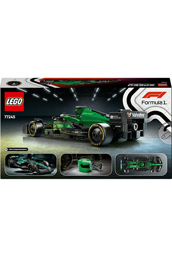 ® Speed Champions Aston Martin Aramco F1® AMR24 Yarış Arabası 77245 - 10+ Oyuncak Seti (269 Pr)