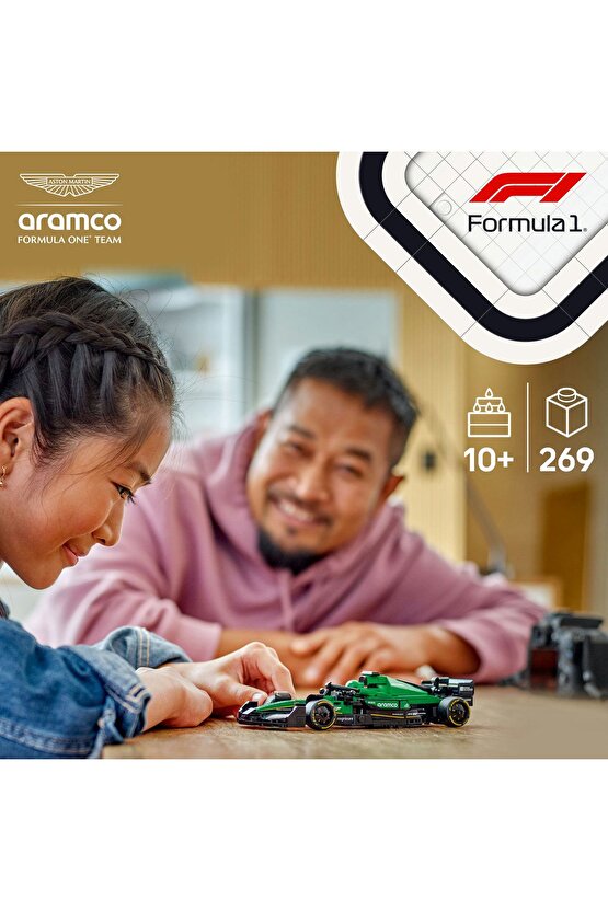 ® Speed Champions Aston Martin Aramco F1® AMR24 Yarış Arabası 77245 - 10+ Oyuncak Seti (269 Pr)