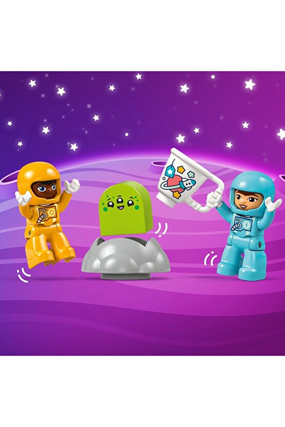 ® DUPLO® 3’ü 1 Arada Uzay Mekiği Macerası 10422 - 3+ Eğitici Oyuncak Yapım Seti (58 Parça)