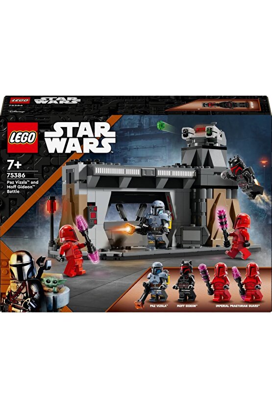 ® Star Wars™ Paz Vizsla™ ve Moff Gideon™ Savaşı 75386 - 7+ Yaratıcı Oyuncak Yapım Seti (289 Pr)