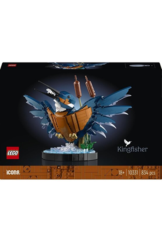 ® Icons Yalıçapkını Kuşu 10331 - 18+ Yaratıcı Model Yapım Seti (834 Parça)