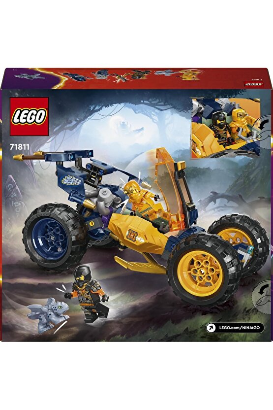 ® NINJAGO® Arinin Ninja Arazi Buggy Arabası 71811 - 7+ Yaratıcı Oyuncak Yapım Seti (267 Parça)