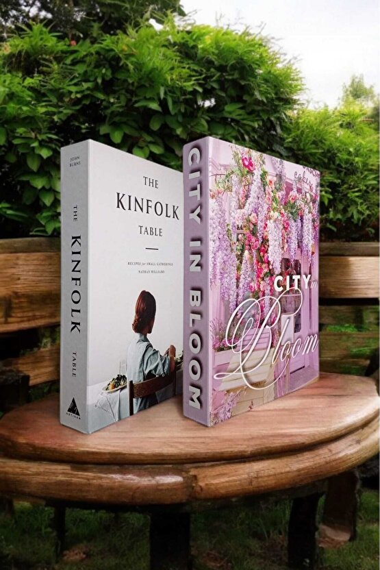 Dekoratif Kitap Görünümlü Kutu 2li Set Decorative Book Looking Box
