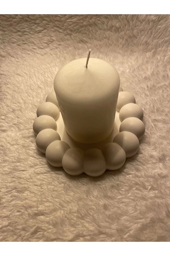 Dekoratif Bubble Organizer Takı,mum Ve Saksı Altlığı Organizer Sehpa Düzenleyici