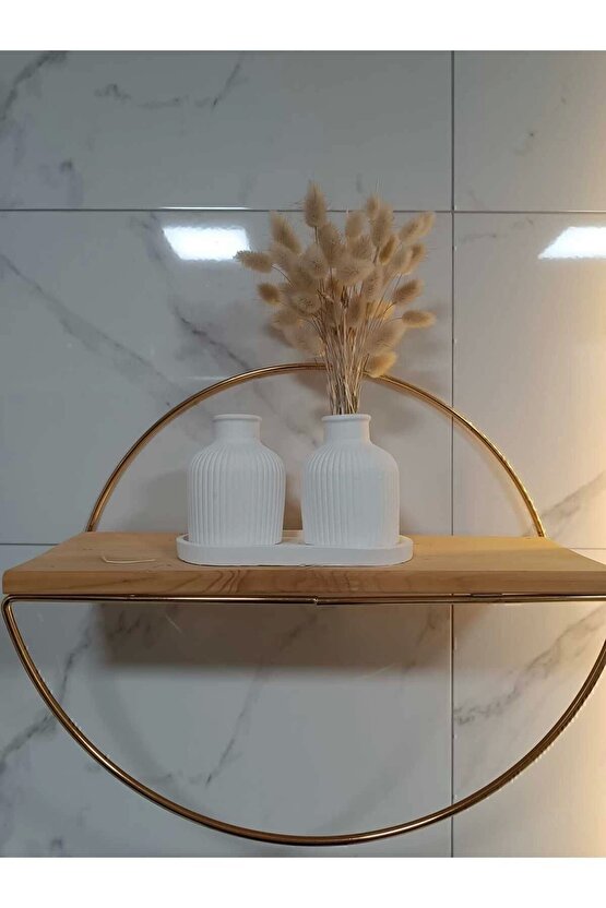 Pampas Vazo Takımı 2li, Pampas Takımı; Beyaz Beton Dekorasyon, Ev Dekorasyonu