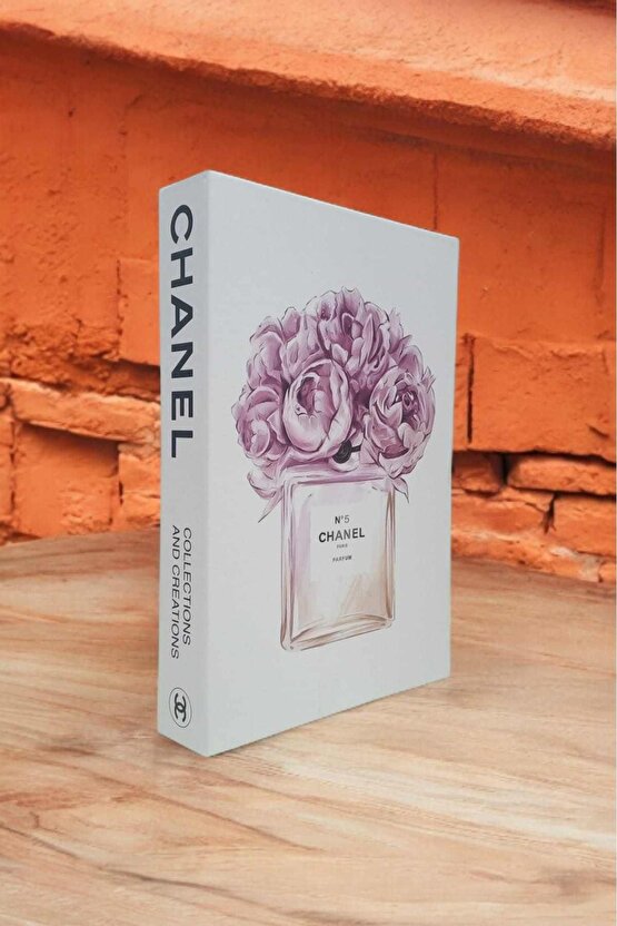 2li Dekoratif Kitap Görünümlü Kutu Gelinlik & Parfum Temalı