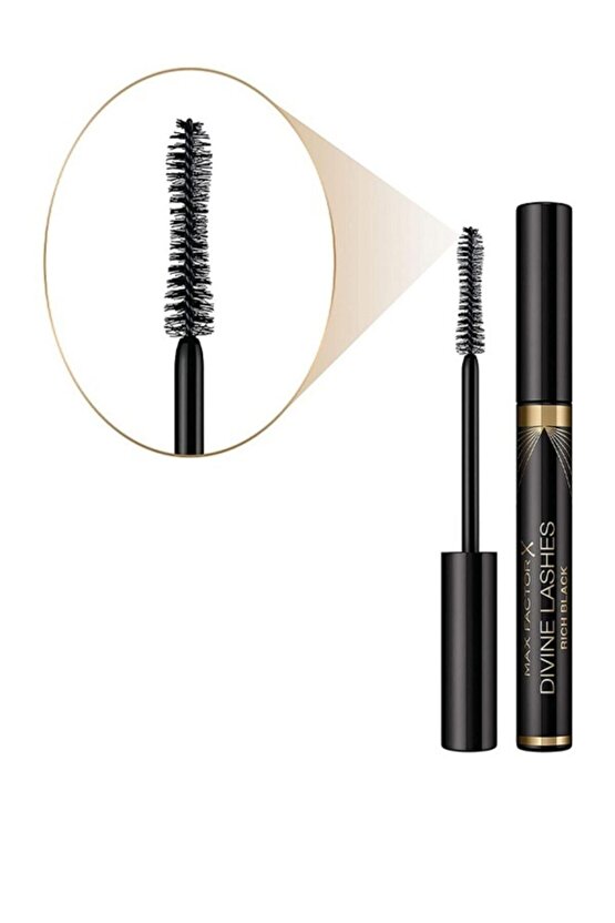 Siyah Maskara Divine Lashes Mascara 001 Rich Black