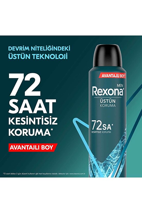 Men Erkek Sprey Deodorant Xtra Cool 72 Saat Kesintisiz Koruma 200 ml