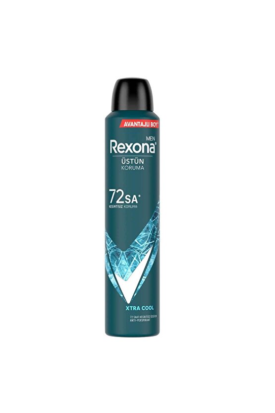 Men Erkek Sprey Deodorant Xtra Cool 72 Saat Kesintisiz Koruma 200 ml