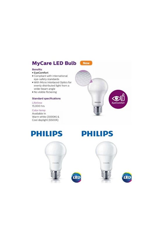 Mycare Led Lamba 13w 6500k Beyaz Işık 1521 Lümen Yüksek Işık
