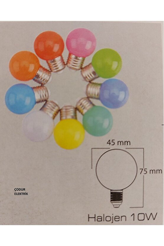 1watt E27 Duylu 25lümen Yeşil Led Gece Lambası Ampulü (1 ADET)