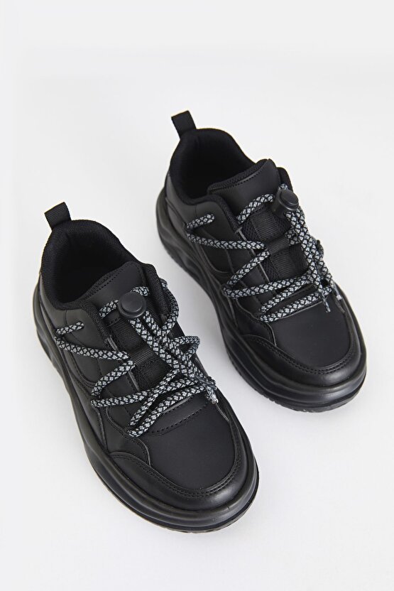 Dublin Hafif Kız Çocuk Siyah Sneaker