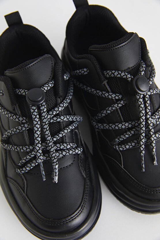 Dublin Hafif Kız Çocuk Siyah Sneaker