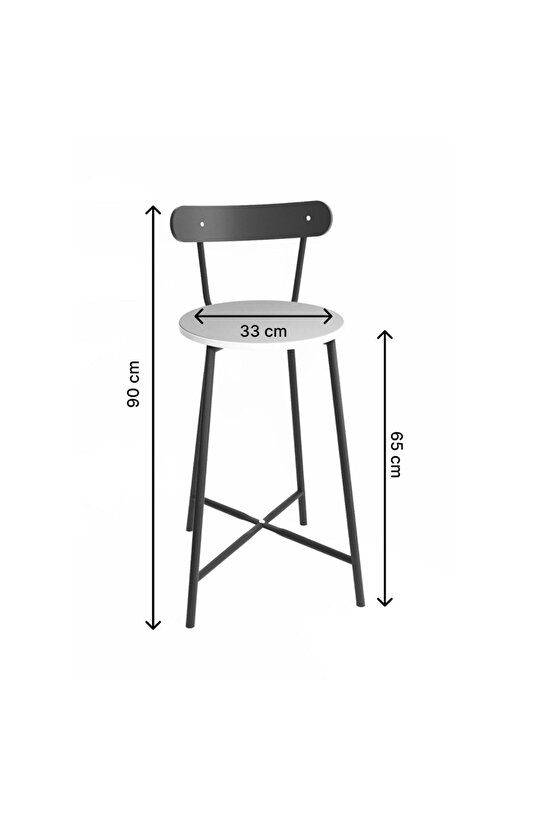 Mutfak Oval 2 Kişilik Bar Yemek Masası Çam 1515