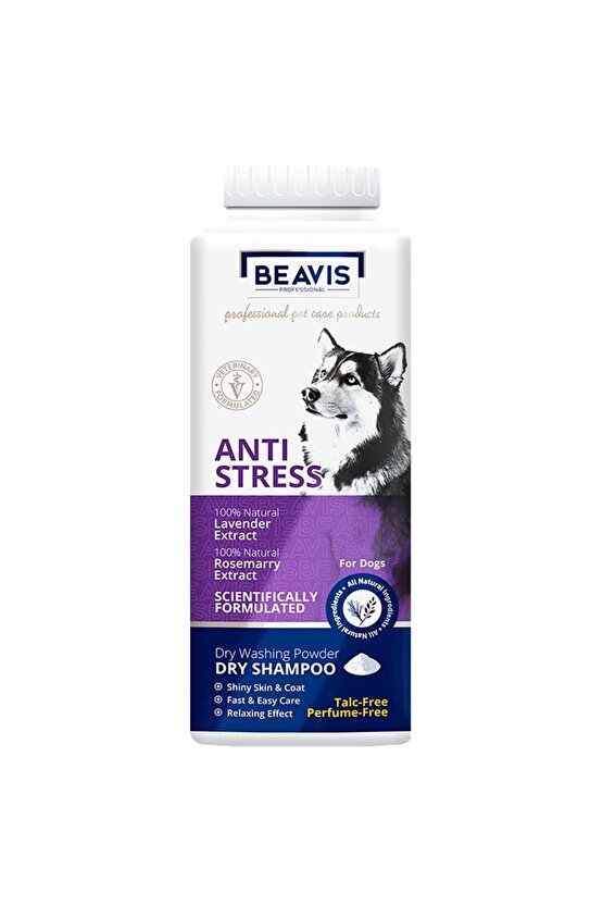 Beavis Anti-stress Lavanta Ve Biberiye Özlü Köpekler Için Toz Şampuan 150 gr