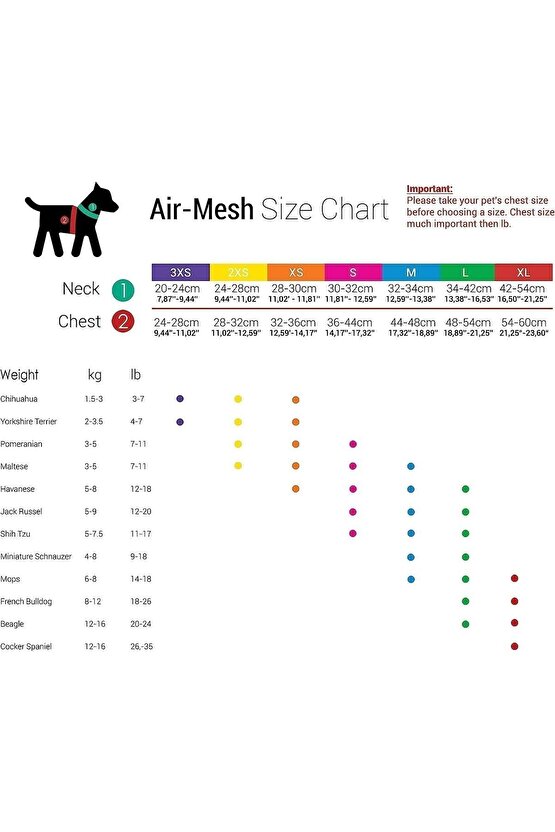 TAİLPETZ GÖĞÜS TASMASI AIR MESH HARNESS OMNİA S