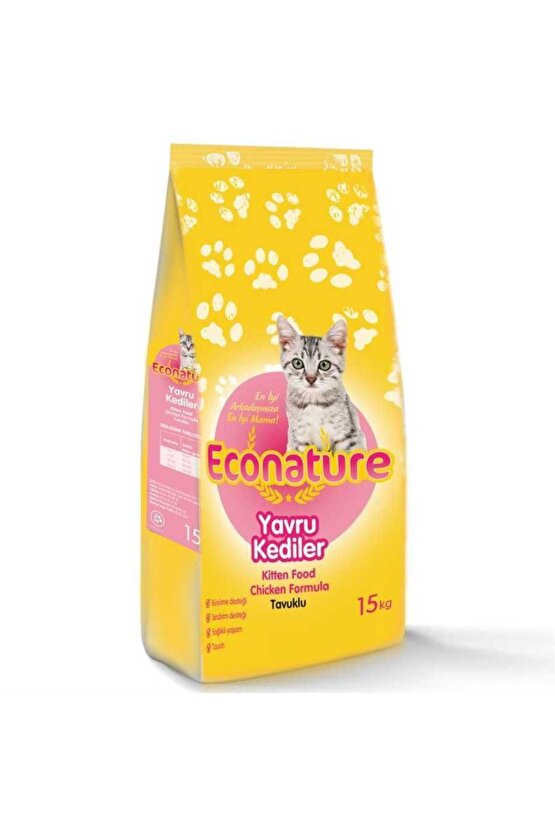 Kitten Tavuklu 15 Kg Yavru Kedi Maması