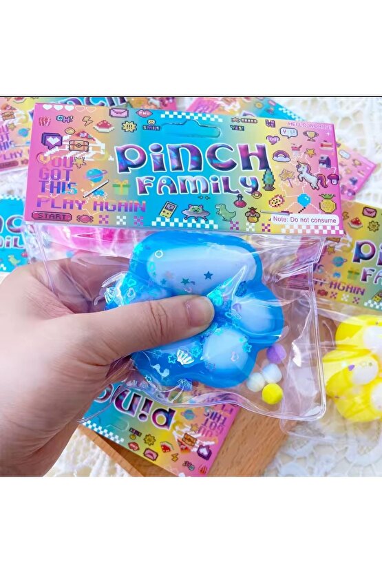 Kedi patisi taba sukuşi squishy stres oyuncağı yumuşacık jel oyuncak skuşi