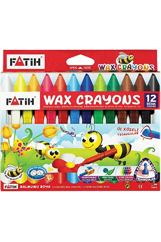 12 Renk Silky Crayon + 12 Renk Keçeli + 12 Renk Jumbo Kuruboya + 12 Renk Wax Crayon + 12 Paste