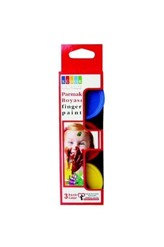 Parmak Boyası Su Bazlı 30 ml 3 Renk Sd821