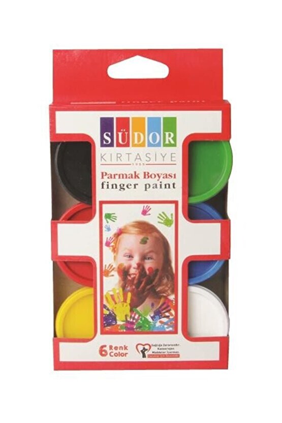Marka: Parmak Boyası 6 Renk X 30 Ml Plastik Kutuda Kategori: Pastel Boya