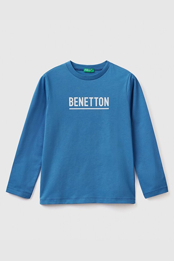 ERKEK ÇOCUK UZUN TSHIRT-MAVİ