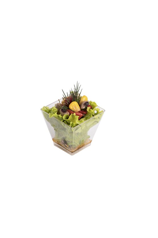 50adet 200cc Prizma Salata Kabı