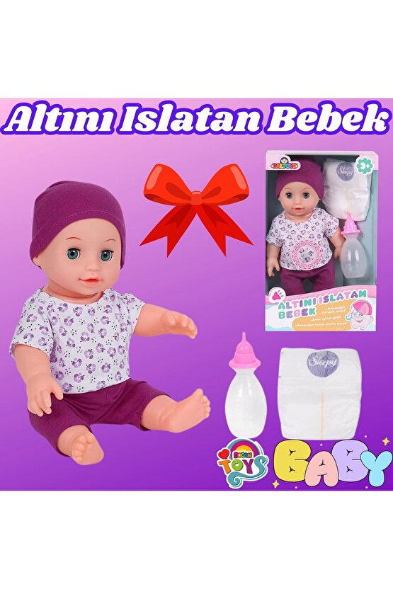Naime Altını Islatan Et Bebek - Oyuncak Altını Islatan Bebek - Su İçen Bebek - Altına İşeyen Bebek -