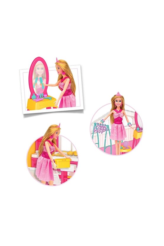 Lindanın Evi 2 Katlı - Ev Oyuncak - Lindanın Ev Seti - Barbie Ev Seti