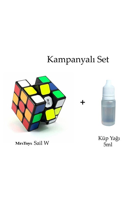 Mrs Küp Rubik Küp 3x3 Sail W Zeka Küpü Sabır Küpü