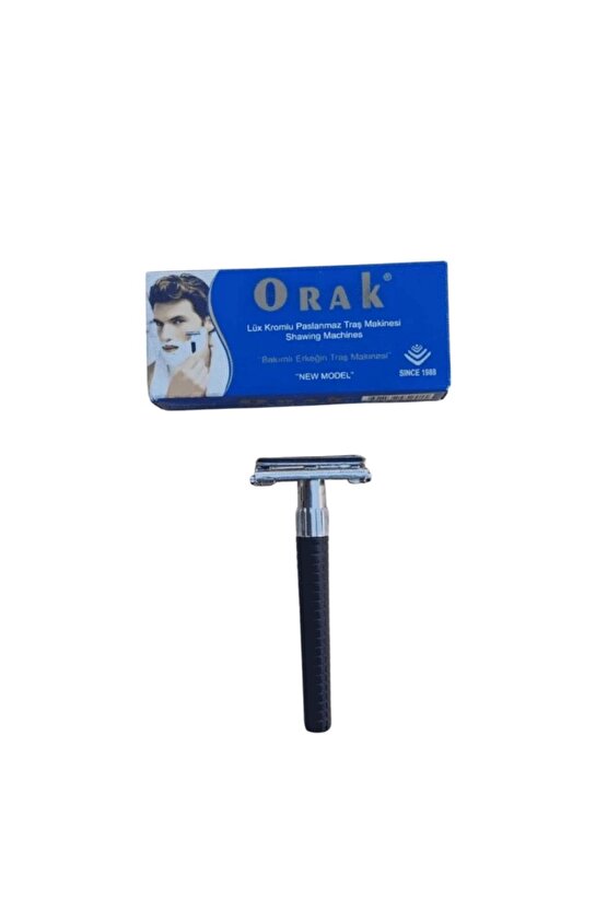 Orak Plastik Sapli Tras Makinasi Kolonyasi Berber Sabunu Yaprak Jilet
