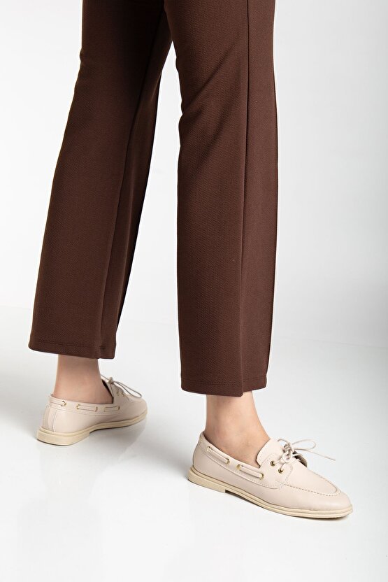 Kadın Klasik Timberlnd Muadil Model Loafer Ayakkabı Gen2283