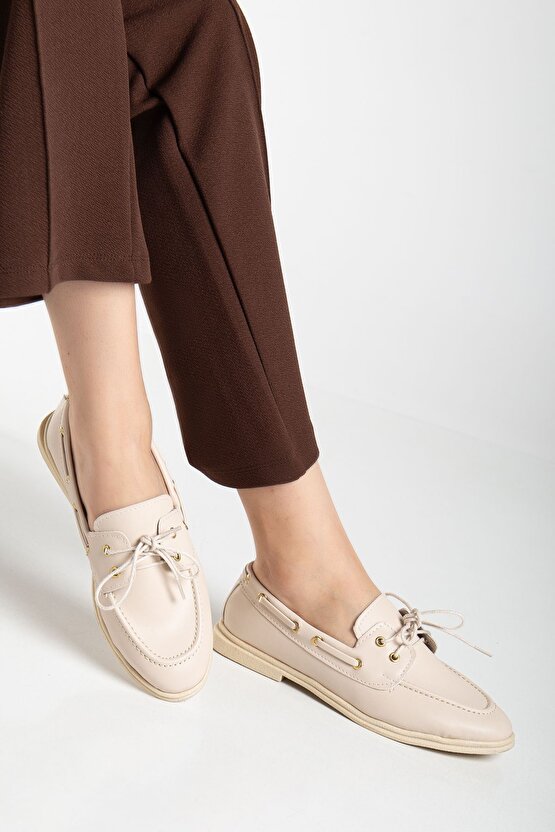Kadın Klasik Timberlnd Muadil Model Loafer Ayakkabı Gen2283