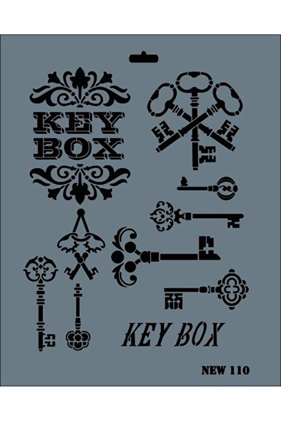 New Seri N-110 Stencil 35x25 Cm