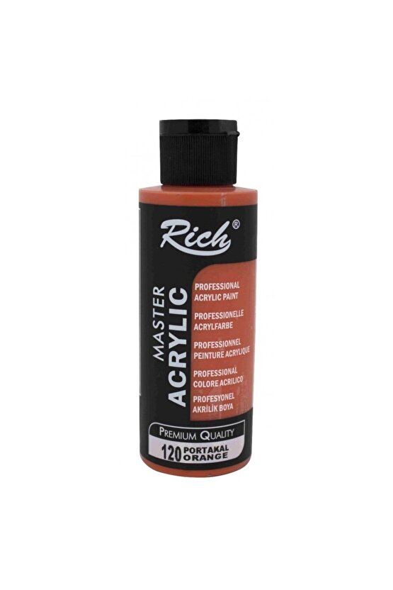 Master Acrylic Akrilik Boya 120 Portakal 120 Cc