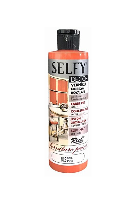 Selfy Decor Vernikli Boya 240cc - Asos 812