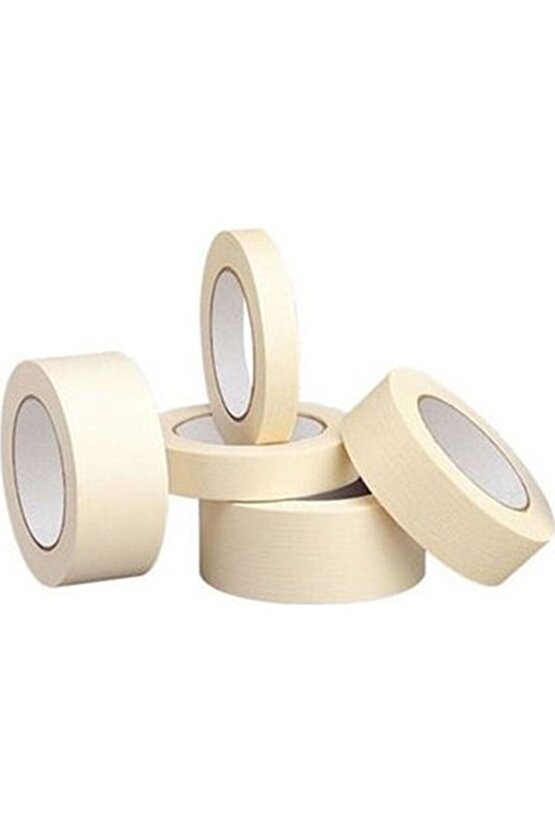 6 Adet Maskeleme Boya Bandı Kağıt Bant 24mm X 20mt