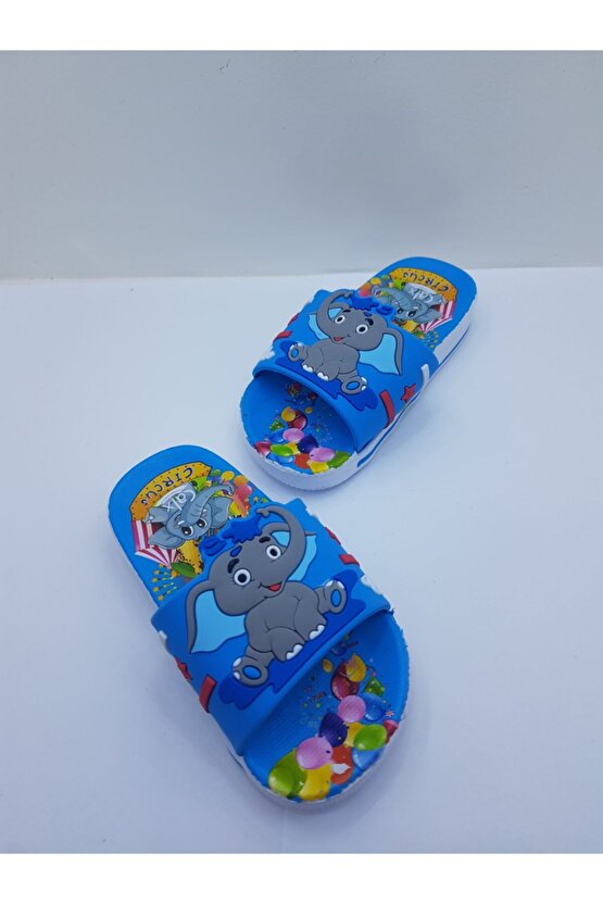 Erkek Bebek Mavi Terlik
