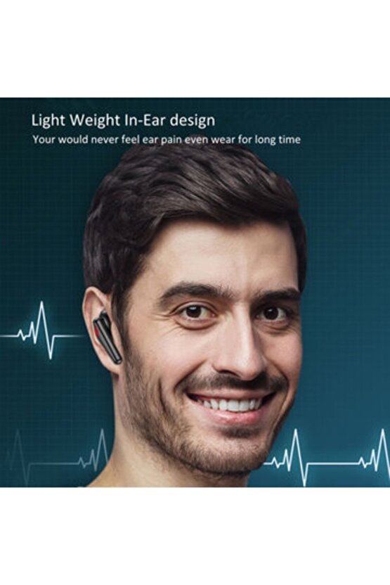 Kablosuz Profesyonel Oyuncu Kulaklığı Stereo Tws Mikrofonlu Oyun Kulaklık 5.2