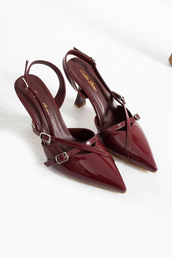 KLEOPATRA Rugan Topuklu 9 cm  ayakkabısı
