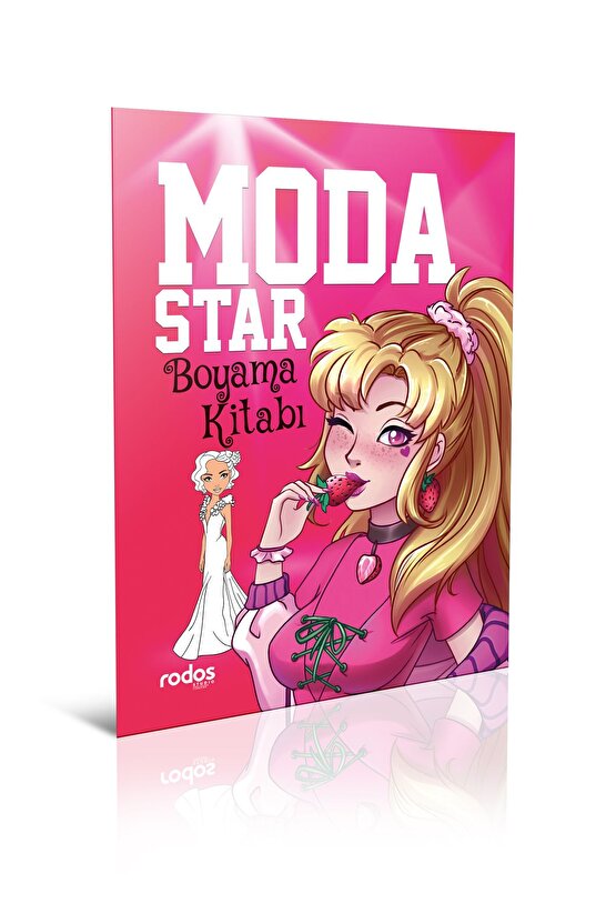 Top Model Boyama Kitabı - Moda Star Boyama Kitabı