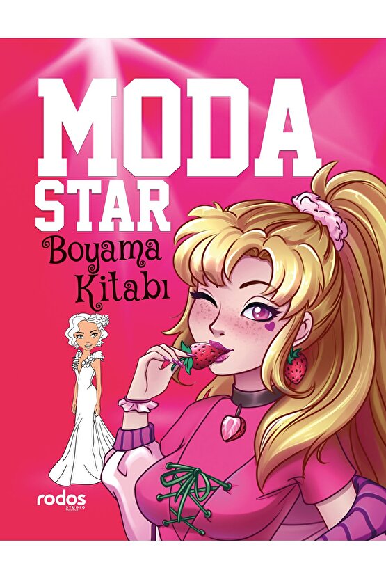 Top Model Boyama Kitabı - Moda Star Boyama Kitabı